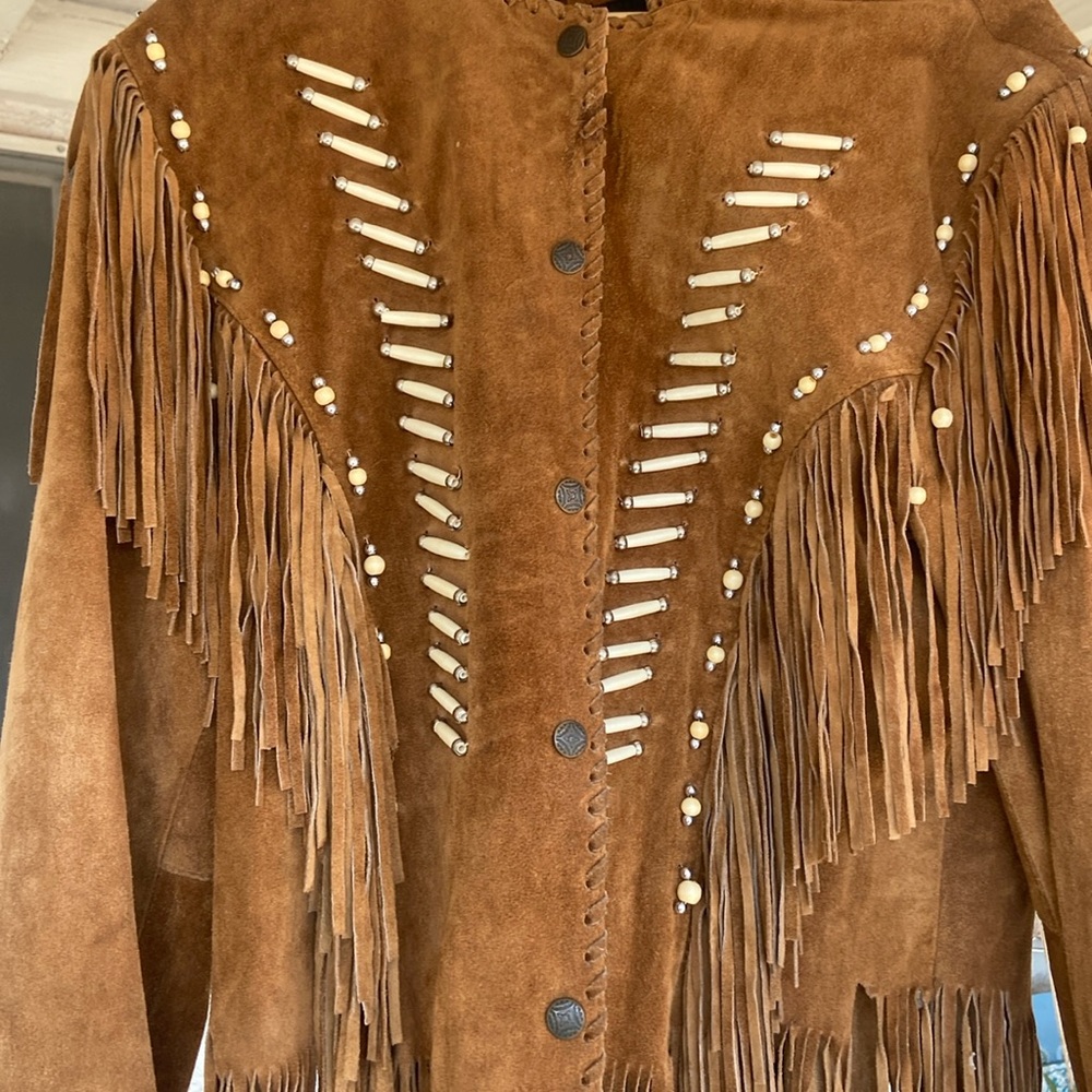 LEARHER FRINGE JACKET